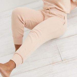 AERIE FLEECE-OF-MIND ZIP JOGGER